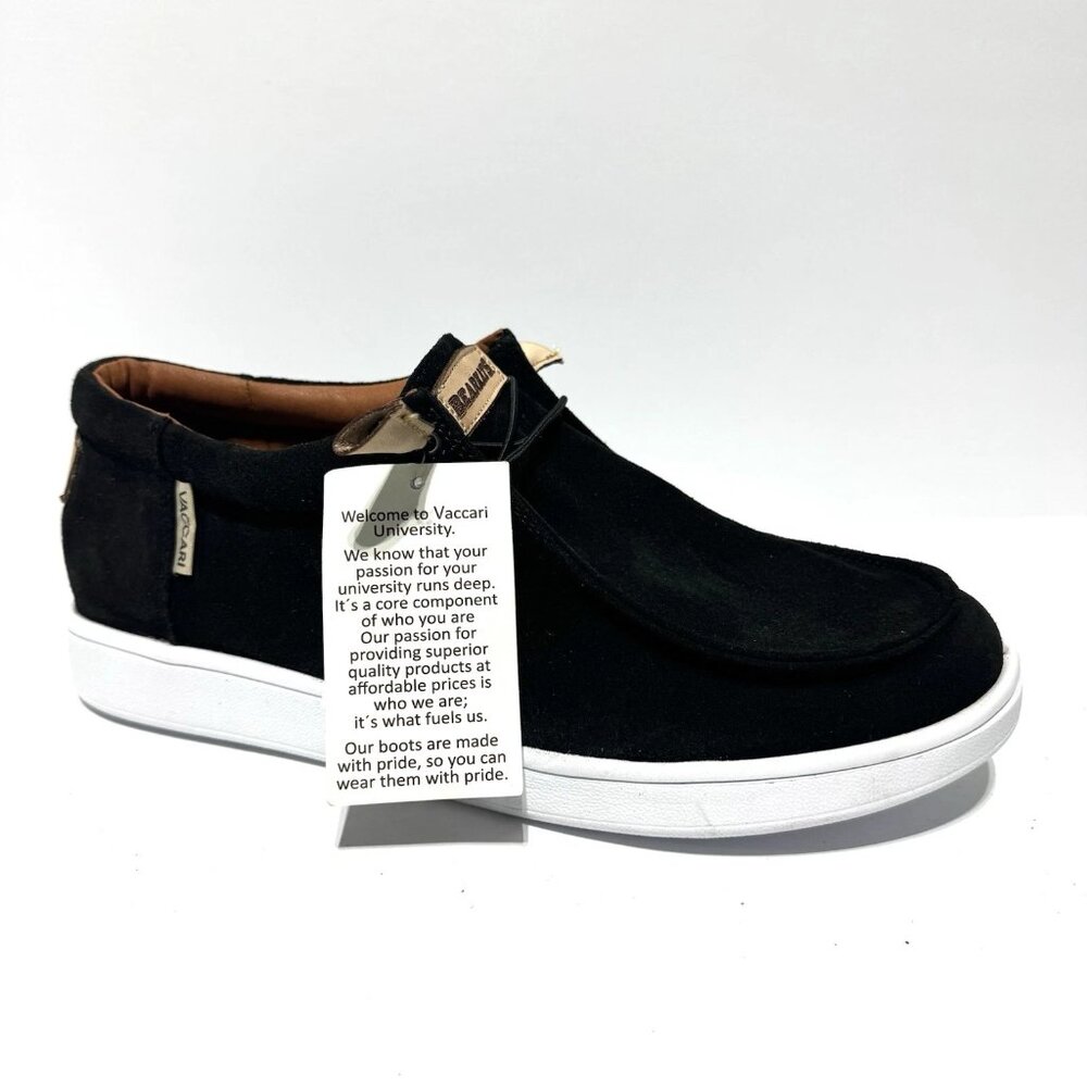 Vaccari Mens Slip On Black Size 11 M